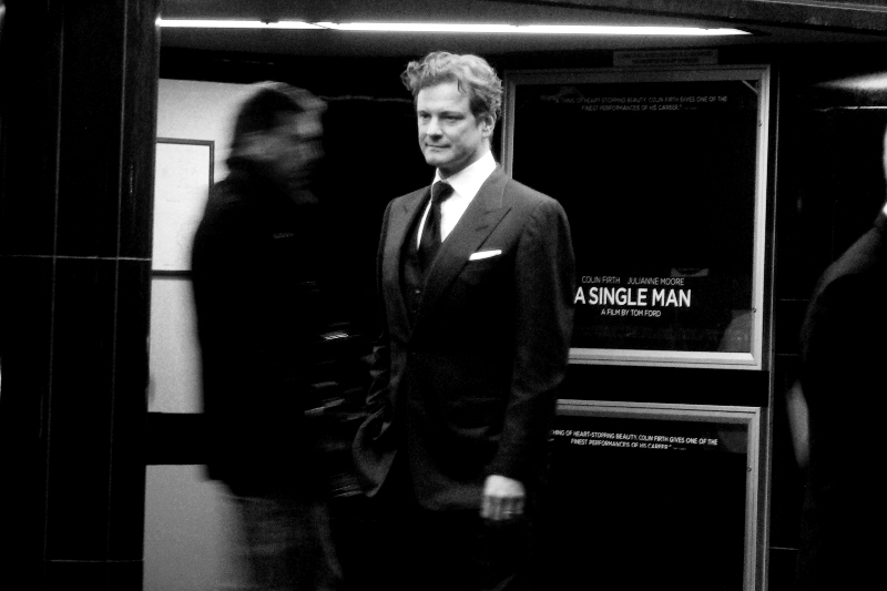 It’s all well and good having a savings plan for your retirement, but I don’t really have one. However, if Colin Firth ever gets dumped by his wife/girlfriend I have a suitably ironic picture of him standing in front of "A SINGLE MAN" I can attempt to market for profit. (I’m kidding...)
