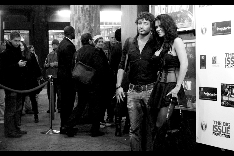 Oh, look. It's famous Movie Premiere attendee Bianca Gascoigne! (I have no idea what else she's famous for, if anything).
