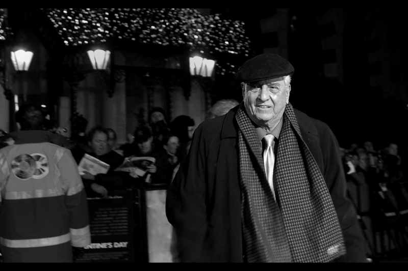 First to arrive is Gary Marshall, who not only created the TV show “Happy Days” (which you're probably too young to remember) but also directed ‘Pretty Woman’, ‘Runaway Bride’, and ‘The Princess Diaries’. So, he’s probably entitled to wear a beret any time he wants.