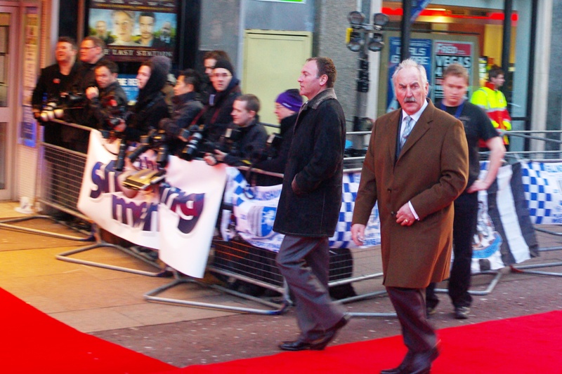 This? Wireimage informs me is P.H.Moriarty, and PJ Moriarty? imdb informs me, is an actor who has had roles in such diverse films as Lock, Stock & Two Smoking Barrels and Jaws 3-D... well... wow. All these years I'd assumed he'd been a player for Gillingham FC, the club whose fans the movie is about.