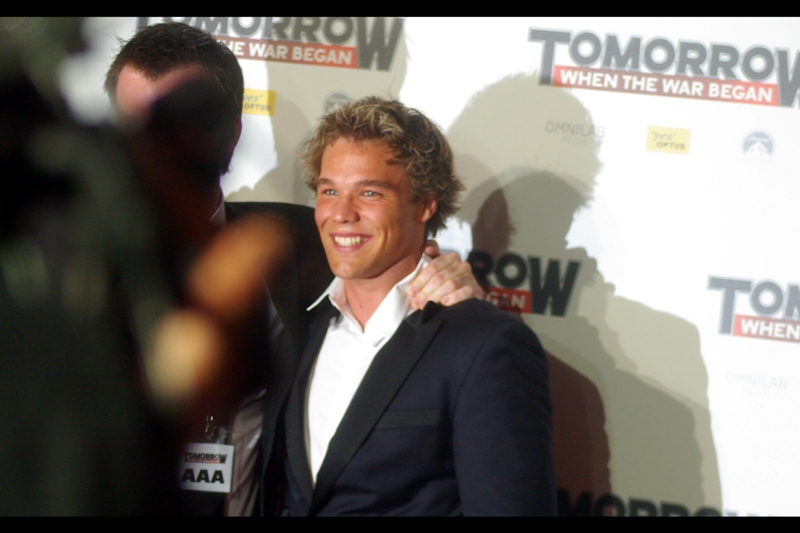 Actor Lincoln Lewis, who appears to be wearing _no top_ in his imdb entry, and who has been in 483 episodes of "Home and Away". That's a lot of Flamin' Galahs...