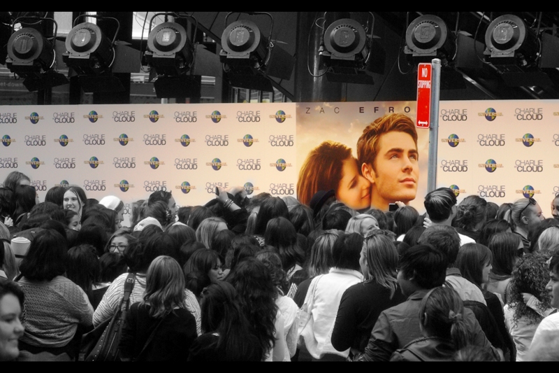The crowd? Is building. And Zac Efron? Will totally respect the traffic signs in your country.
