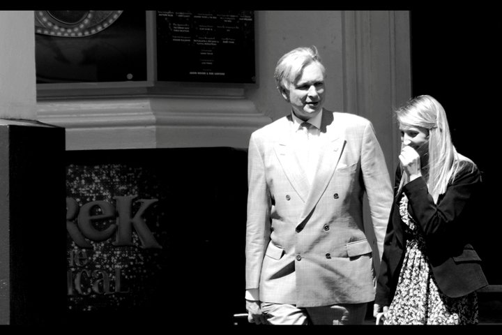 If this is wikileaks founder Julian Assange, I'm willing to retract a lot of my skepticism about this event... and replace it with confusion.