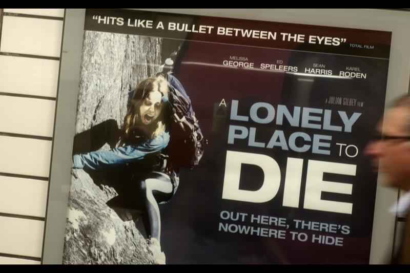 Following day establishing shot. Photo on poster? Does not even begin to do her justice.