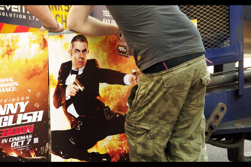 Johnny English will fight dirty if he has to.