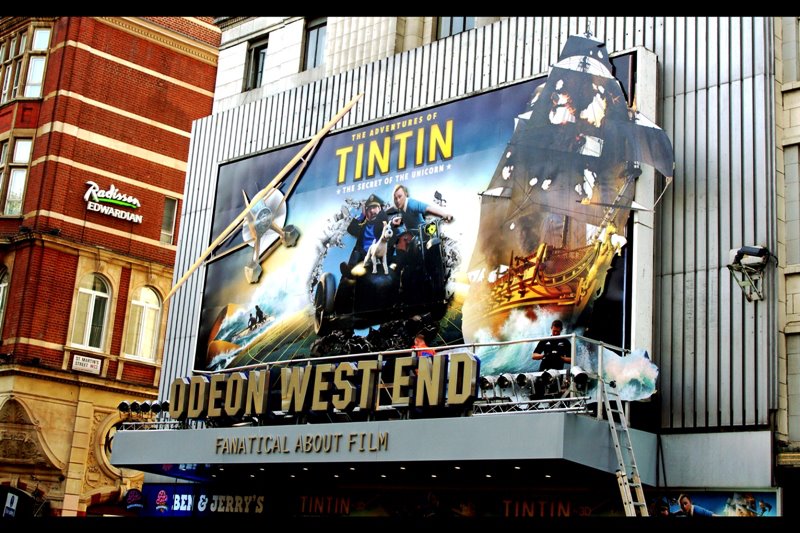 I'm a big fan of Herge and Tintin and Spielberg and Jackson, so this is a movie I'll go see. (Even despite the crushing realisation that Spielberg chose to travel about 90% of the way to London by being in Paris and Brussels yesterday but finding somewhere better to be today. (Montmartre or Bruges, maybe. They're both nice.)