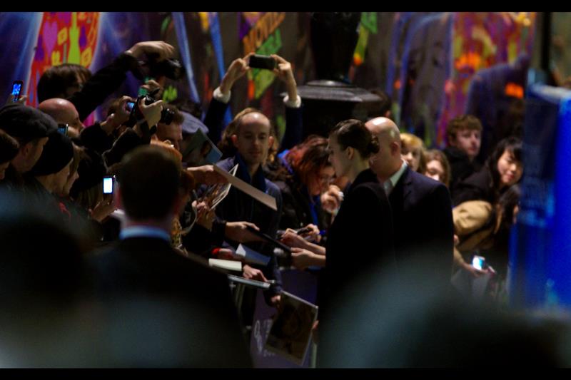 OH, look. In the far distance, Emperor Palpatine is signing war decrees in another part of the crowd.