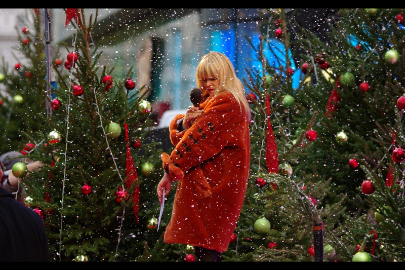That said, they had a fake snow machine!!
