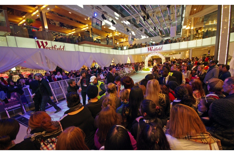 So this was the interior configuration of the event - that's where I was. The green wristbands gaining entry had the Twilight logo and a number. Mine was Number 535 but most of the people up here were in the 1300-1700s. What does that mean?