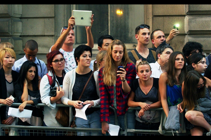 iPad camera and off-iPad flash unit carried by somebody else. Inelegant
