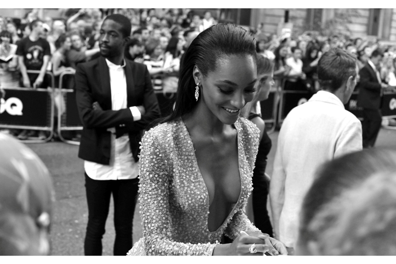 Not sure who this is. Crowd Excitement Level : High, for the dress certainly.