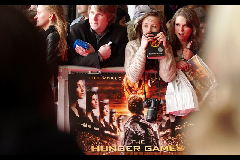 "The Hunger Games" may seem to have a creepy Twilight-ness vibe about it, however unlike (or should I say 'just like') Twilight, I've read the Hunger Games books and UNLIKE Twilight THESE ones were excellent.