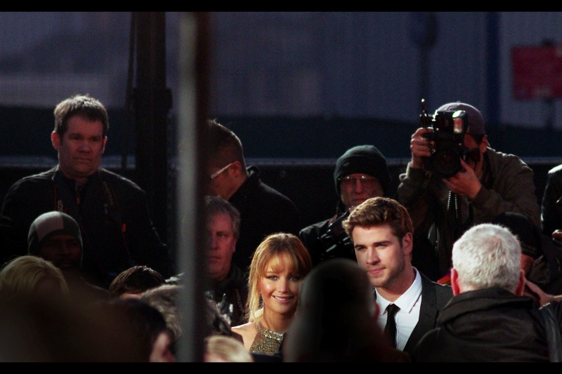Jennifer Lawrence was some kind of blue-skinned thing in 'X-Men : First Class' and is the female lead in this film. Liam Hemsworth, meanwhile, is the younger brother of Chris ("Thor") Hemsworth