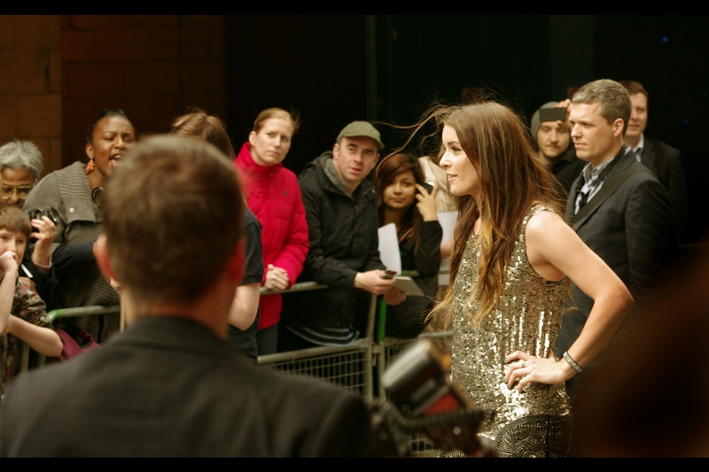 Other than Jason Statham (which let's be fair would be more than enough) this premiere had one other attendee - somebody called 'Lucie' who didn't win on X-Factor. That's.... awesome?
