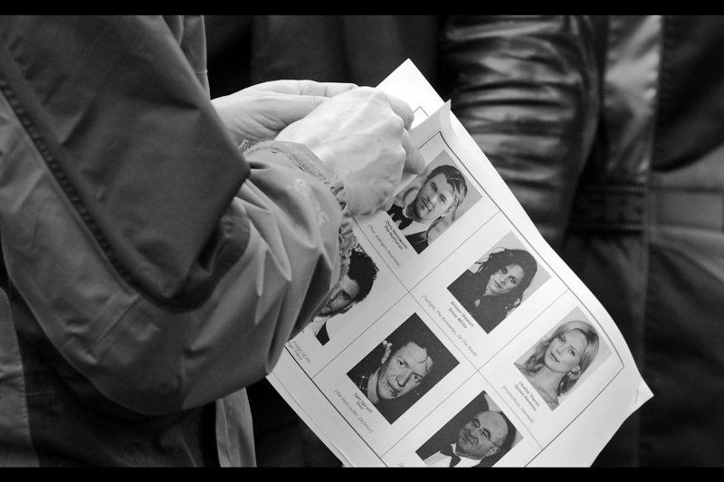 A top line to warm the heart. It was a world Premiere, and I had a decision to make : photograph or autograph? It doesn't usually happen, but I actually DO have a photo of Charlize Theron I've taken that I REALLY want signed... it's 18x12 in black'n'white and I call it "Starlet" and I HAD IT WITH ME.