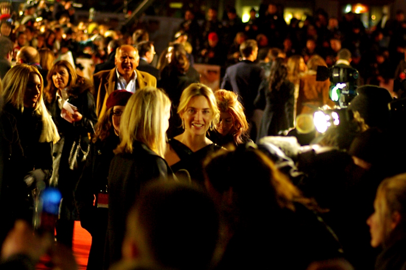 Slightly soft it might be, but this photo of Kate Winslet at the premiere of "Revolutionary Road" represents the first of many times over the years that she and I have shared what I would call (but her legal team would deny are) intimate public moments.