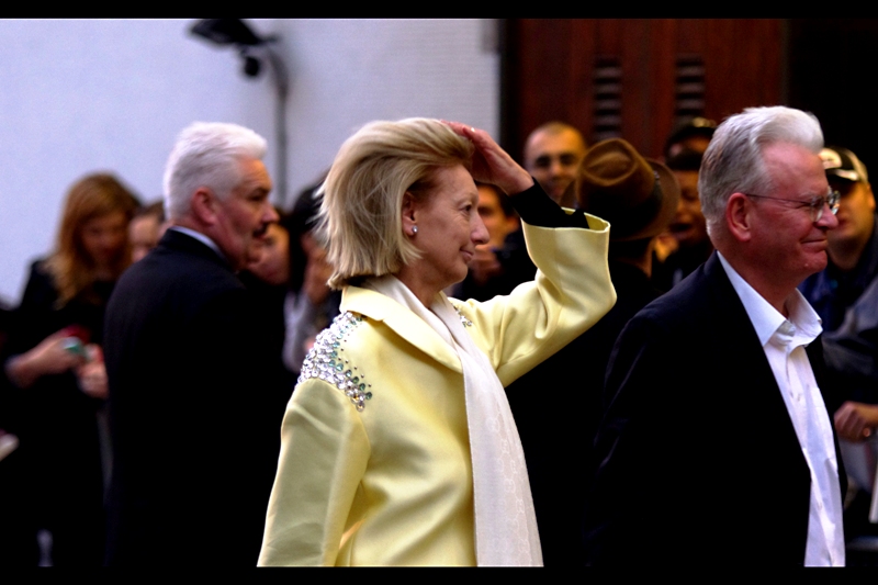 "Almost But Not Emma Thompson" walks past, and adjusts her hair to "Awesome, But Not Quite" status.