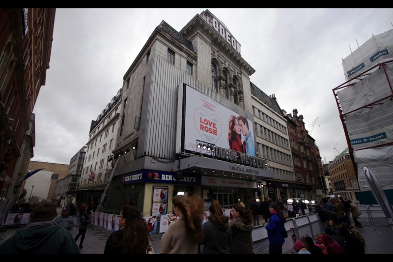 " Love, Rosie - "It's Never Too Late To Fall For A Mate". I'm almost certain that I was here already at this very cinema for the premiere of the same movie, but starring Daniel Radcliffe? I'm probably mistaken though.