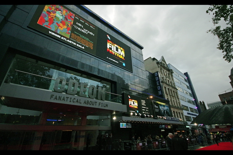 This is the Odeon Leicester Square, and we have been informed that lead actor Adam Sandler will not be attending, and lead actress Jennifer Garner has cancelled her attendance. In the absence of evidence of a serious reason, I will assume their non-attendance was because Ms Garner took one look outside her hotel bar and said "that rain will ruin my hair for sure" while Mr Sandler was busy elsewhere lighting cigars with $100 bills.