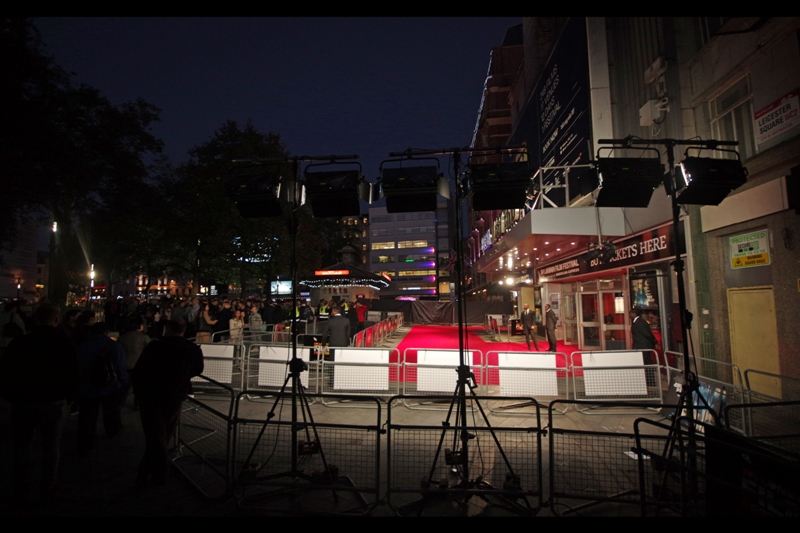 The thing with London Film Festival is that if you do it right, it's not just one premiere per day for over a week and a half, but on certain days the red carpet is like an airport - they have them landing in a well-scheduled sequence right in front of you!