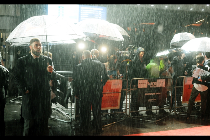 Oh, good. It's raining a bit more heavily. I was worried this was going to be no challenge at all.