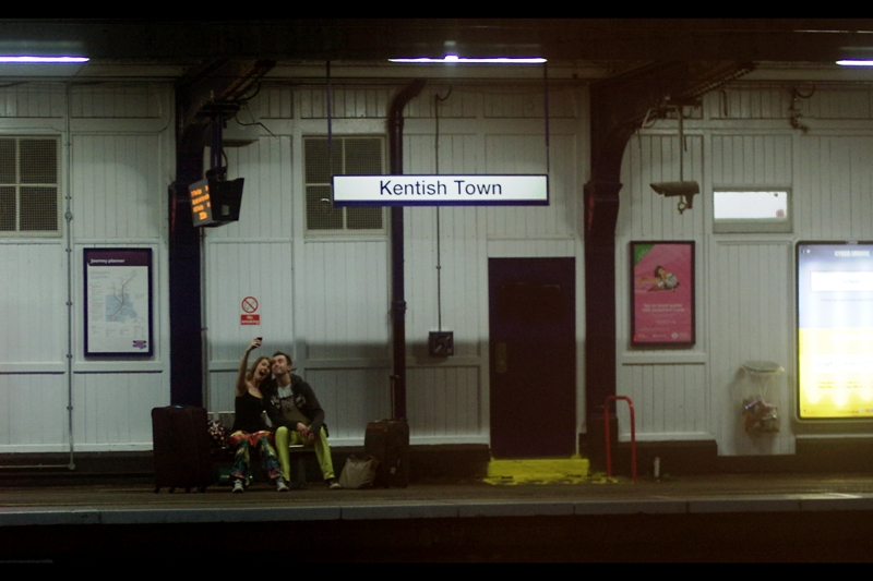 Let's just say I got up early enough to catch a train where late-night revellers from the prior evening in London were still doing things like this