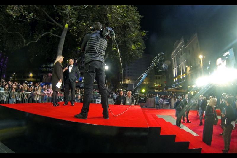 My view of the stage, as taken by my GoPro. So obviously when I wasn't being shoved and pushed by the teens to my left, I was pretty optimistic.