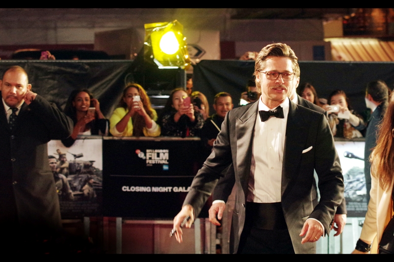 Brad Pitt brings us home at the Closing Gala premiere of Fury
