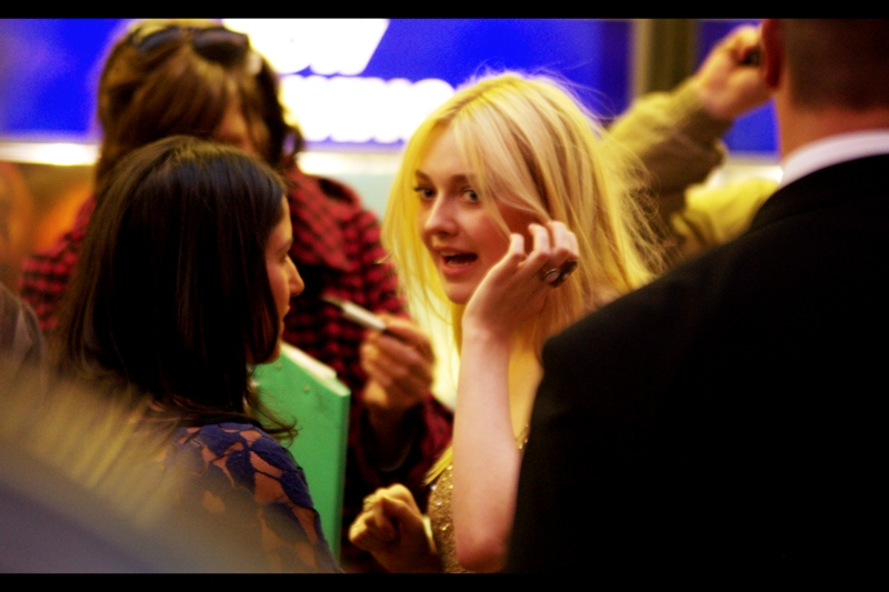 "No, I wasn't Great in Super8. That was my sister Ellie. And she was great". I knew that.