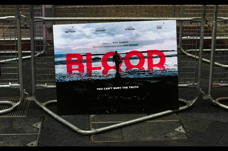 London Film Festival Day 2. Today's premiere (there are actually several, but this is the one I chose) is for a film called 'Blood', and I am oddly surprised and pleased that it appears to not be a frikkin' vampire film!!!