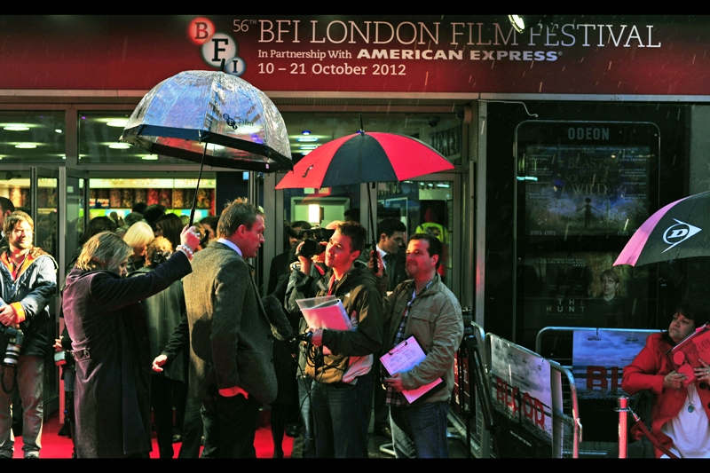 "So, rain, huh?" "Yeah" "Jennifer Connelly definitely not showing up, huh?" "Seems not"