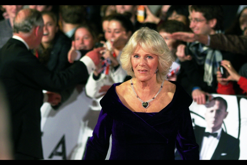 It’s the Duchess of Cornwall. (Wait… didn’t the old lady throw that necklace into the ocean at the end of Titanic??)