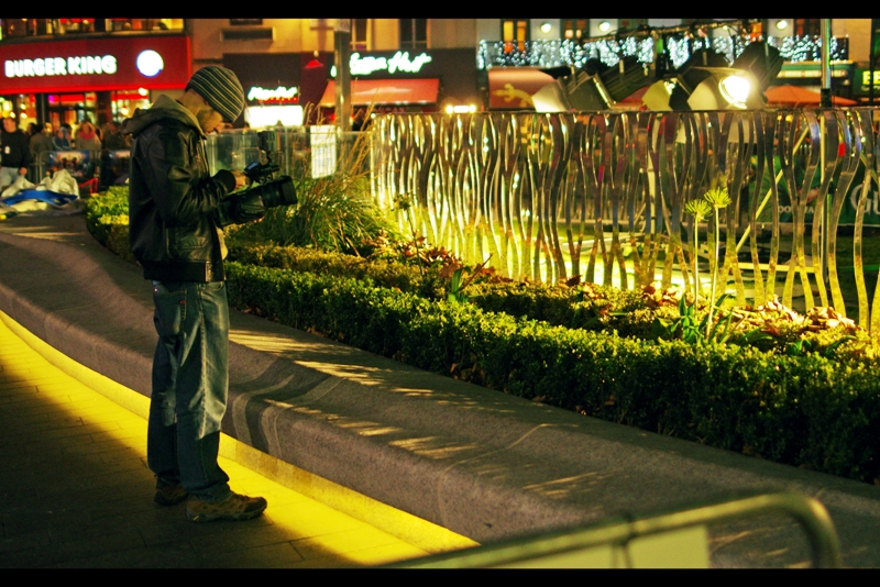 "Don't mind me, I'm filming fenceposts" Because, like, Art. This premiere is getting off to a weird start..