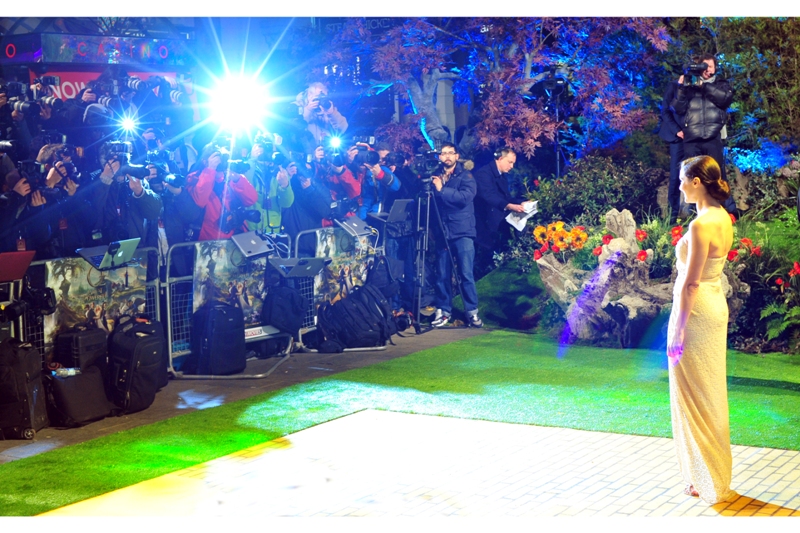 Not the greatest lens flare of all time - that was at the premiere for "Run for your Wife" - but I do like the blend of three in this one. Also features Rachel Weisz.