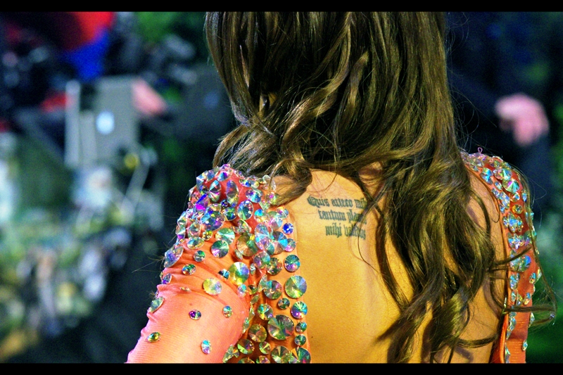 Latin Tattoos now? I wonder if the Pope (outgoing or incoming) has dabbled in that....
