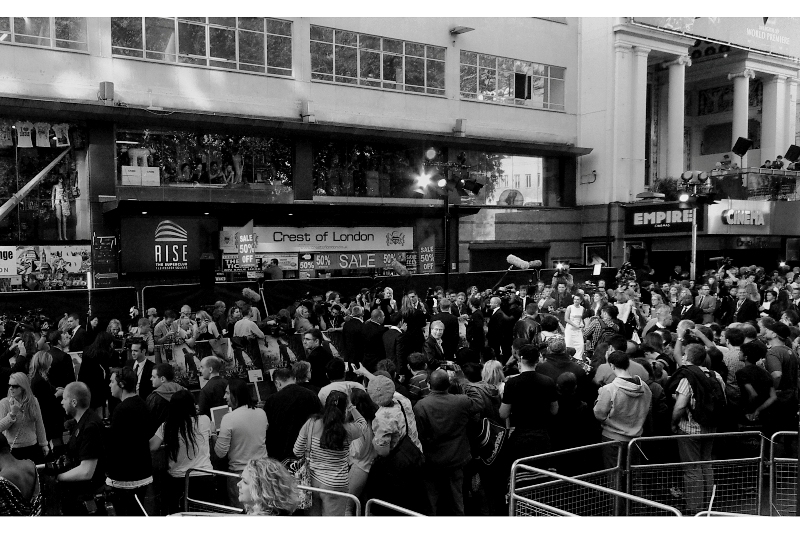 You might not see it at this resolution, but this photo is actually pretty decent shot of Israeli actress Daniella Kertesz. Just sayin' (She's the one in the white dress). Next logical step : invest in a hoverdrone with attached remote control camera. I figure I can use it exactly once before they're banned and they start having police snipers installed on rooftops.