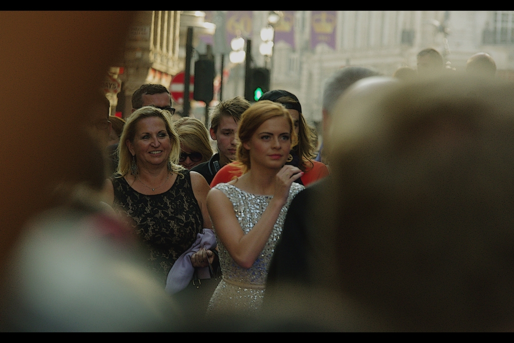 I've already forgotten her name. But almost worse than that, I totally missed photographing David Bradley, who is both in this film and also Mr Filch in all the Harry Potter movies. Almost no amount of sparkly dress can make me feel better about that. (Almost).