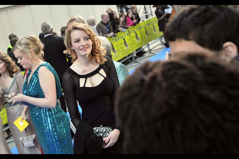 I don't know who this is, but dressed like that, how can she not be famous? (edited to add : she's apparently called Dakota Blue Richards. I don't know who that is, but I'm pleased she has a name).