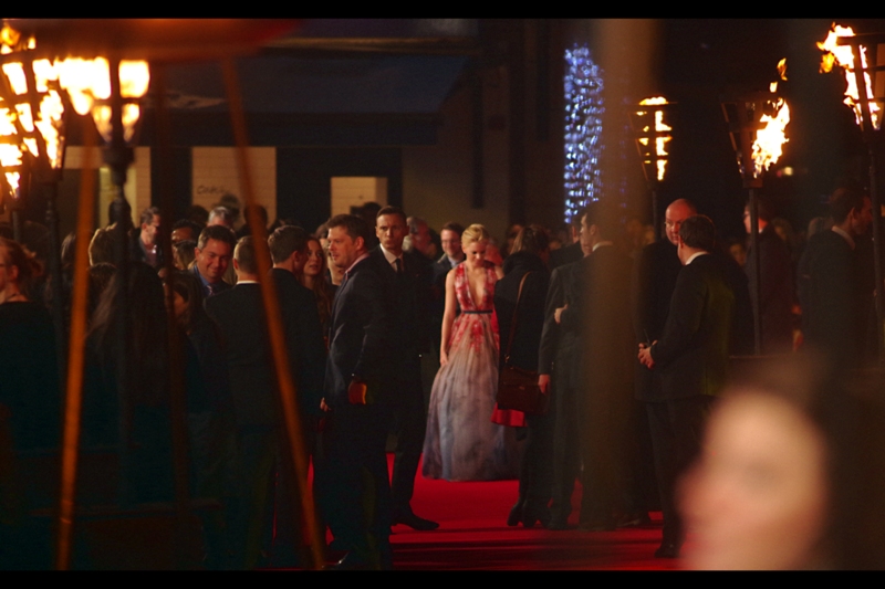 On the subject of which, I'd like to dedicate this out-of-focus photo of the lovely Elizabeth Banks to the Ricoh company, whose first flagship DSLR (the K3) seems to have somehow figured out a way to have a worse autofocus mechanism than the two-generations-earlier K5 I should have been using at this premiere.