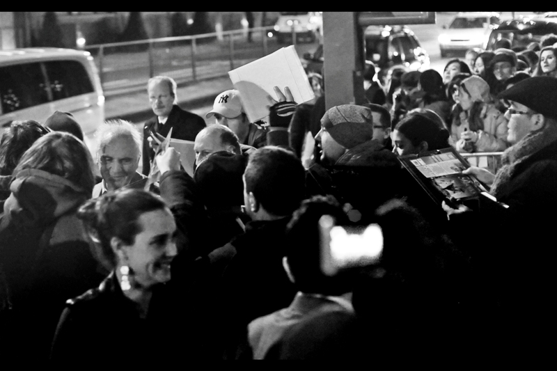 The madness you're seeing as the 'dam' breaks and autograph dealers finally decide to abandon any pretense of respecting the unguarded barriers coincides with the arrival of Terence Stamp.