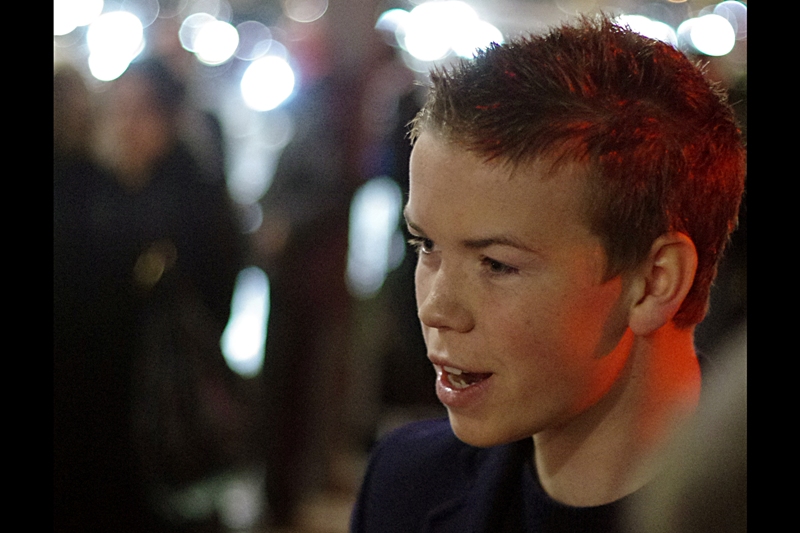 I also like actor Will Poulter - enough that I'm saying the high-ISO grain on this photo adds character. (no?)