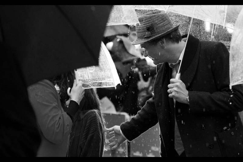 On the strength of the (possible waterproofness of the) hat alone, I'm posting a second photo. It's a World Premiere, after all.