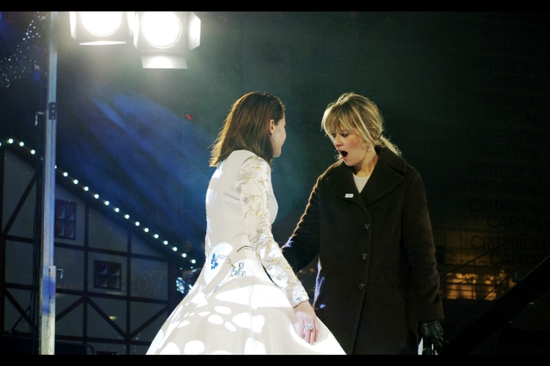 "That dress is AMAZING. Also... you're a very decent actress. Sorry.... that kind of came out sounding wrong"