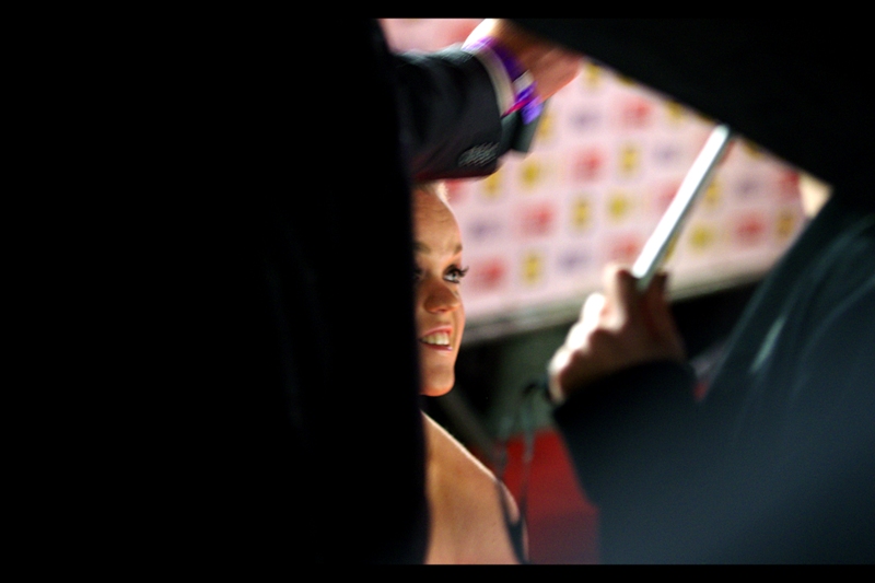 Paralympian Ellie Symmonds strayed under my ability to photograph. Which is not a height joke, it's a "why does everybody insist on blocking my view of everything?? " complaint!