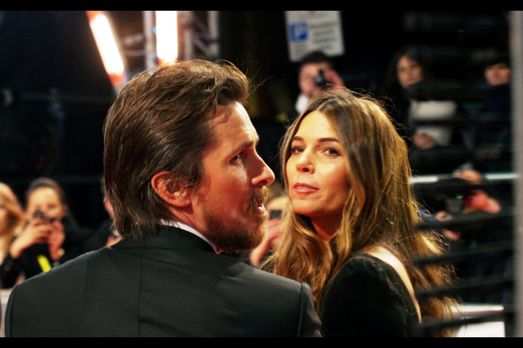 Late reflexes allowed me to quickly snap a side-profile shot of actor Christian Bale, nominated for a Best Actor BAFTA but losing like so many before him to Chiwetel Ejiofor. His role was in American Hustle, which I don’t believe had a premiere, and that’s certainly my criteria for whether you should be allowed to win a BAFTA. (Jennifer Lawrence gets a pass on that rule)
