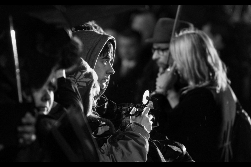 This is possibly my past self, with more hair, waiting to punch me for failing to photograph Claudia Schiffer. Alternatively, it might just be a reporter ill-conceivedly dressed in a hoodie, waiting to interview director Matthew Vaughn.