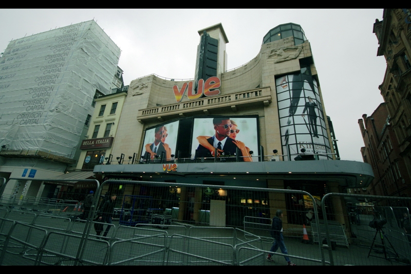The rumours I'd been sent by email were true, and every website that tells me about websites was wrong : something was going down in Leicester Square and it wasn't just tourists and dudes handing out free tickets to comedy clubs.
