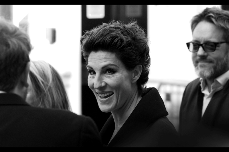 I feel like I should know who she is... she might have been at the Oliviers. But that was weeks ago and I'm too tired late at night to go and check through that journal. Plus... I'm with TalkTalk, and my internet would probably kill itself if I tried to visit more than one page at the same time on the same website.. . (Edited to add : Tamsin Greig)