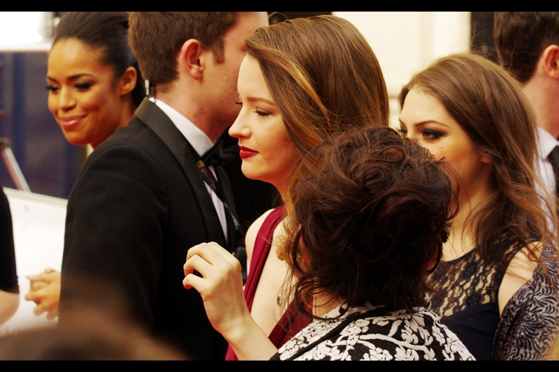 Rather disappointingly, one of the few people here I actually *wanted* to photograph was actress Tallulah Riley, but she slipped by me too late to notice her, and this is as good a shot as I managed. I guess she and I will always have the "St Trinians 2 : The Legnd of Fritton's Gold" premiere (2009)