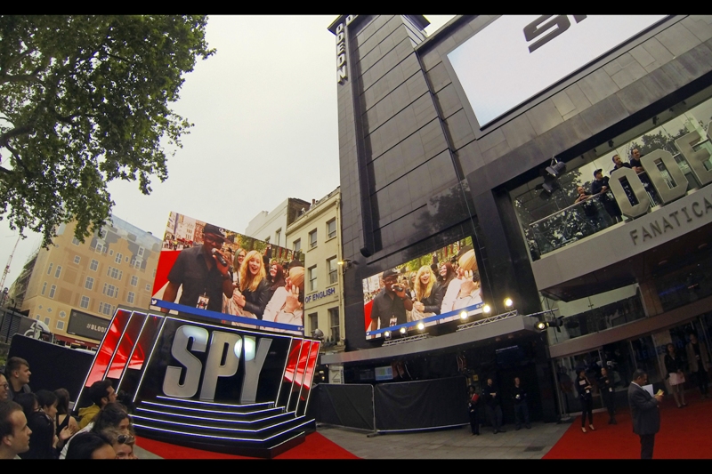 The movie is called simply "SPY" , which I'm guessing years from now is going to have to be called "Spy (2015)" because everyone will wonder why nobody used that as a movie title before.